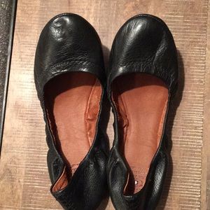 New Lucky Brand black leather flats